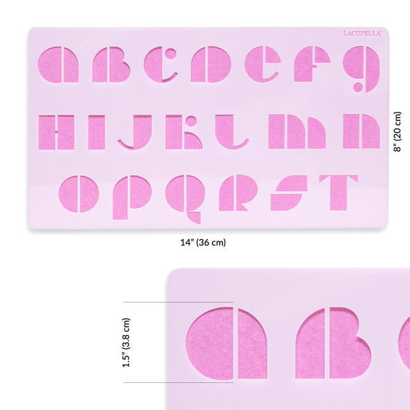 NEW - Lacupella Modern Font Stencil Set