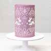 Easter Bunny Cake Decorating Stencil PASKA