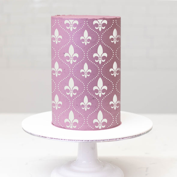 Cake Stencil FLEURDELIS