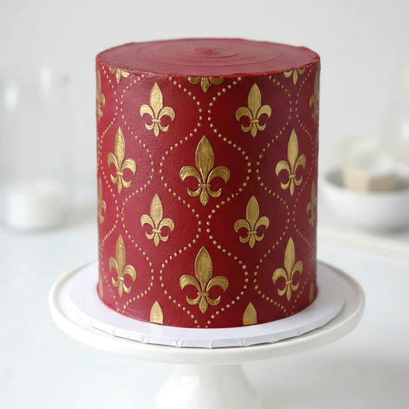 Cake Stencil FLEURDELIS