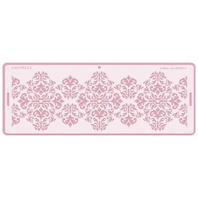 Long Border Damask Cake Stencil CARNA