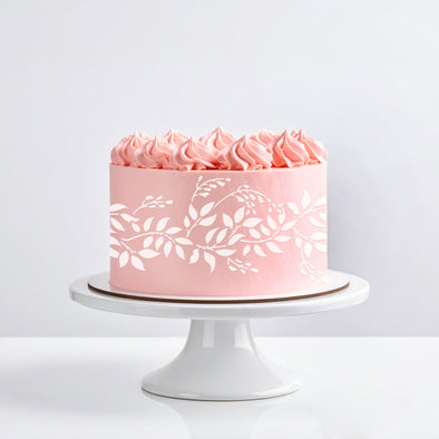 Long Border Cake Stencil JUNTA