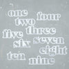 Lacupella Number Words Stencil Set - One To Ten