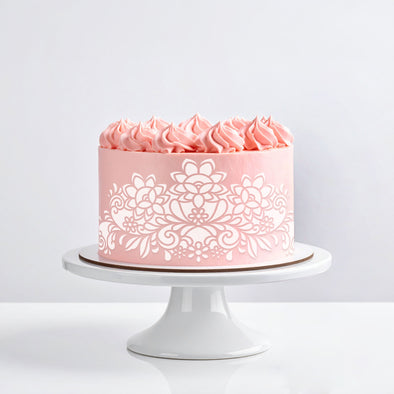 lacupella belles cake stencil