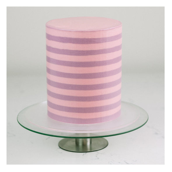 Acrylic Ribbon Contour Cake Comb 12 inch Set of 3 SET A