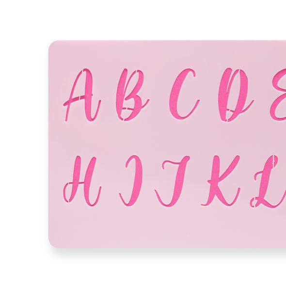 Acrylic Stencils - Letters & Numbers — CaljavaOnline