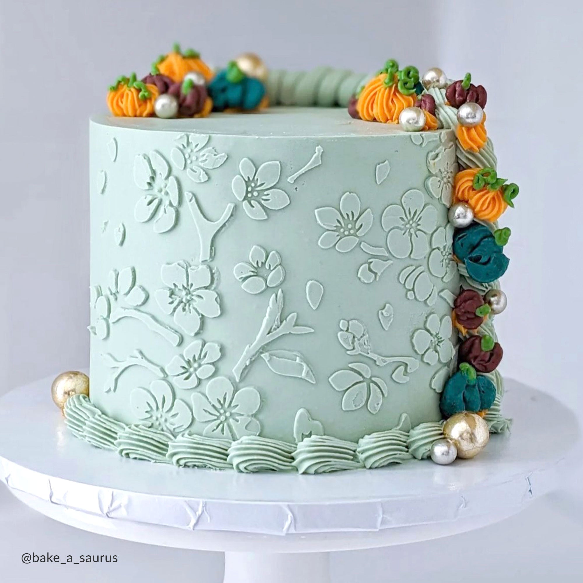 sakura cake decorating stencillacupella – lacupella cake