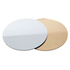Lacupella Double Sided Gold Silver Acrylic Cake Board - 10" diameter - Reusable