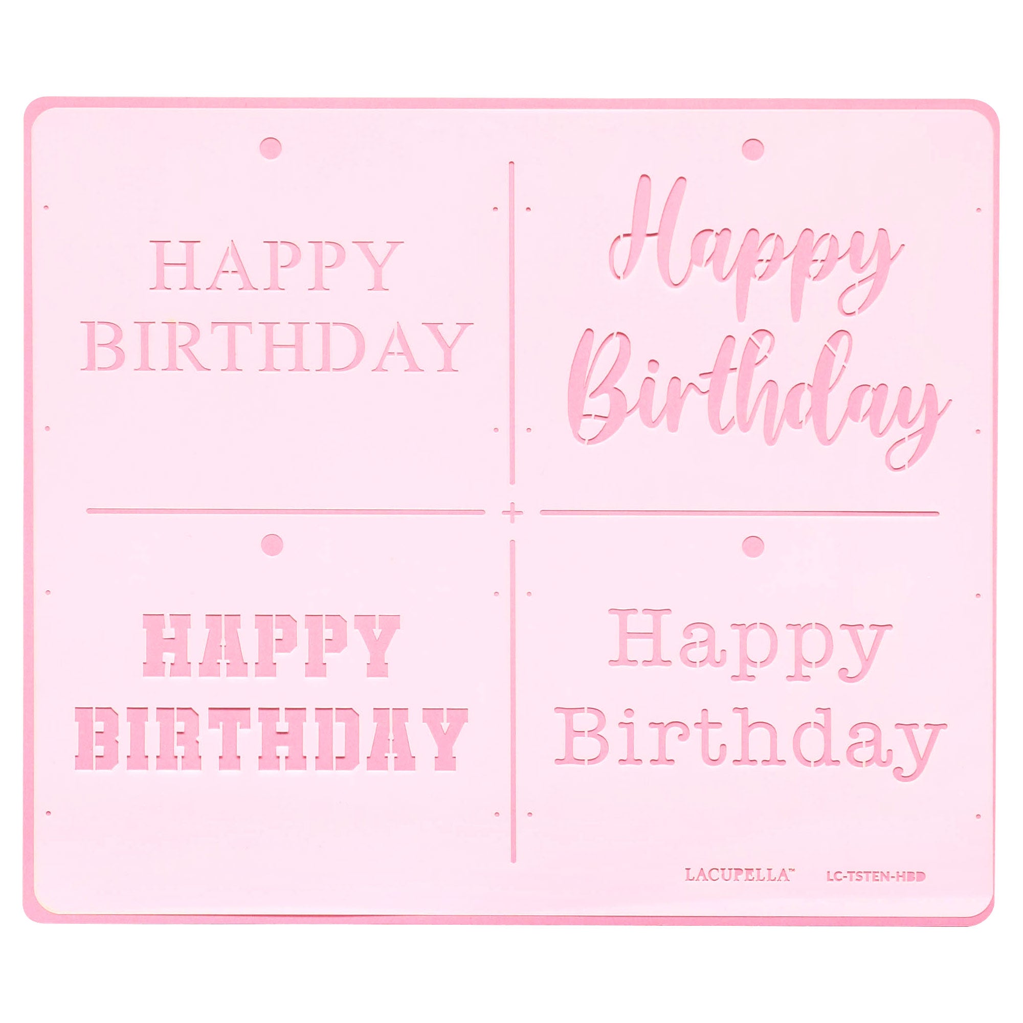 Happy Birthday Cursive Cake