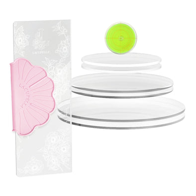 Lacupella Acrylic Fillable Cake Stand, Raiser and Enhancer for Cake Display - 8 inch Diameter