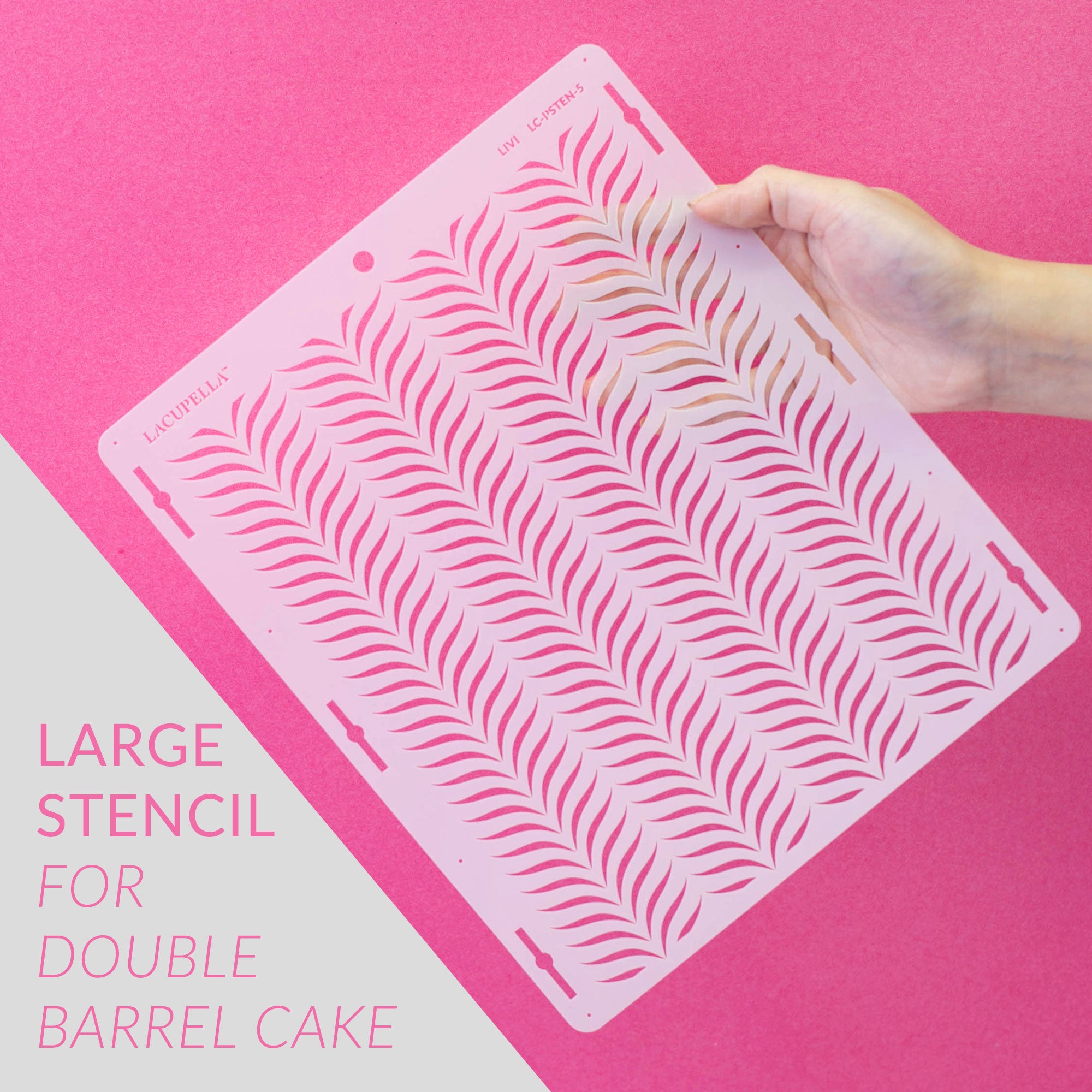 Cake Decorating Stencil FLO Wave Pattern – Lacupella Cake Decorating Tools and Stencils cake-decorating-stencil-flo-wave-pattern-lacupella-cake-decorating-tools-and-stencils