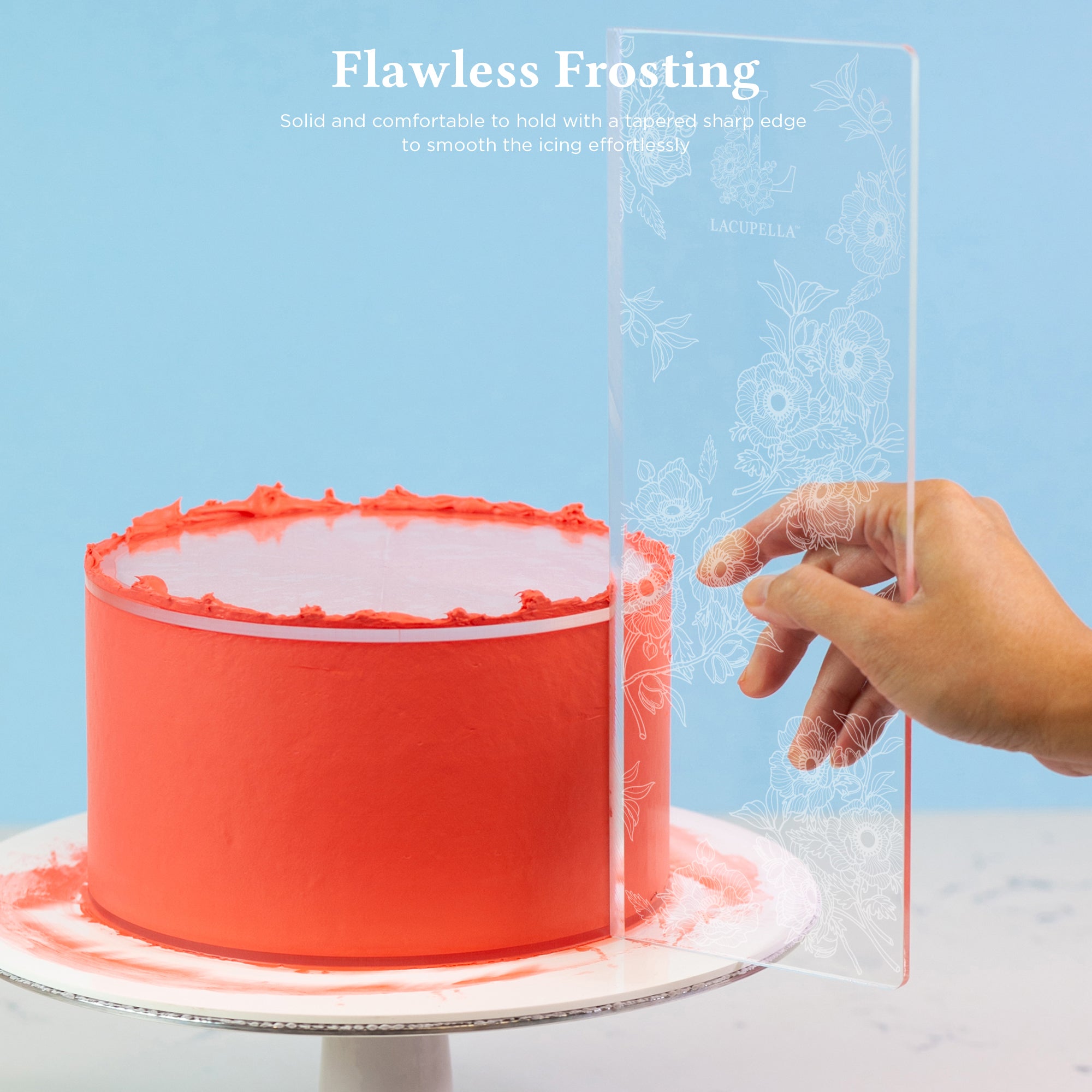 Lishonn Plastic Tall Cake Scraper For Icing And Decoration | Size 22.8 cm X  6.7 cm | Baking Smoother & Polisher Price in India - Buy Lishonn Plastic Tall  Cake Scraper For
