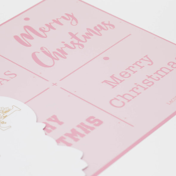 Lacupella Merry Christmas Stencil with Script Serif Collegiate Typewriter Fonts