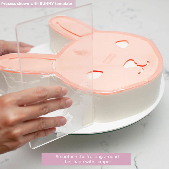 Bunny Face Acrylic Cake Template Set