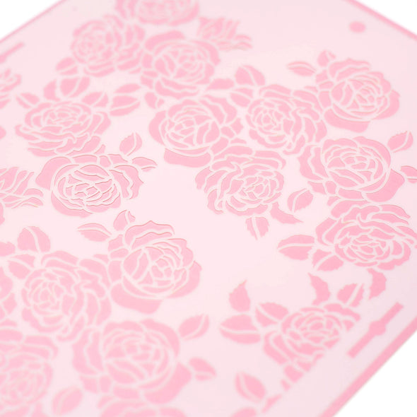 ROSA Rose Cake Stencil