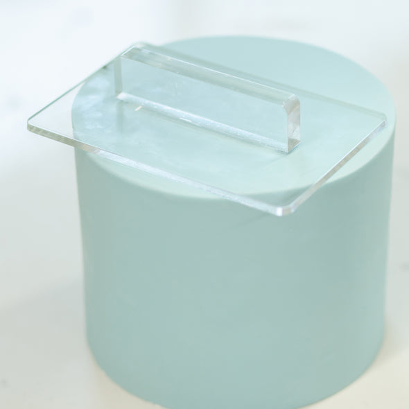 Lacupella Acrylic Transparent Fondant Smoother Rectangle (UPDATED version)