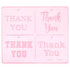 Lacupella Thank You Stencil with Script Serif Collegiate Typewriter Fonts